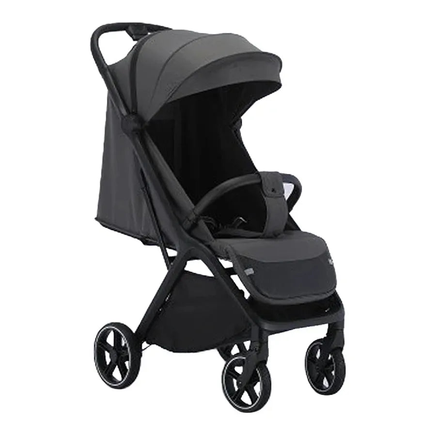 KTX-222611 Ergonomic Double Stroller with Sunshade and Travel Bag in Dark and Light Grey