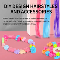 HKM-222675 Electric Beauty Instrument Toy Set for Girls - Indoor DIY Makeup and Hairstyle Accessories, Ages 3+