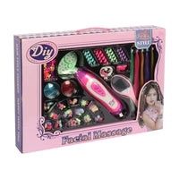 HKM-222675 Electric Beauty Instrument Toy Set for Girls - Indoor DIY Makeup and Hairstyle Accessories, Ages 3+
