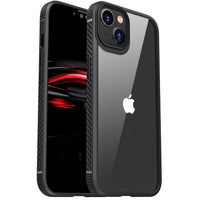 HKM-222675 Transparent All-Inclusive Anti-Drop Phone Case for Apple iPhone 13 Series - Simple Design with Pure Color Options