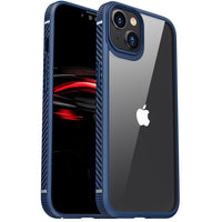 HKM-222675 Transparent All-Inclusive Anti-Drop Phone Case for Apple iPhone 13 Series - Simple Design with Pure Color Options
