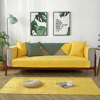 HKM-222803 Universal Soft Cotton Fabric Sofa Cushion - Versatile Use for Living Room, Yoga, and More