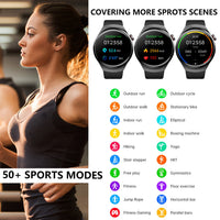 HKM-222931 Fitness Smart Watch with Heart Rate Monitor, Sleep Tracker, Bluetooth Calls, IP67 Waterproof, 150+ Sports Modes for Android and iOS