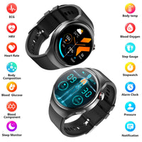 HKM-222931 Fitness Smart Watch with Heart Rate Monitor, Sleep Tracker, Bluetooth Calls, IP67 Waterproof, 150+ Sports Modes for Android and iOS