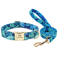 HKM-223123 Pet Dog Collar Lettering Anti-Lost Collar