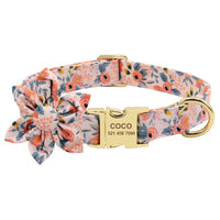 HKM-223123 Pet Dog Collar Lettering Anti-Lost Collar