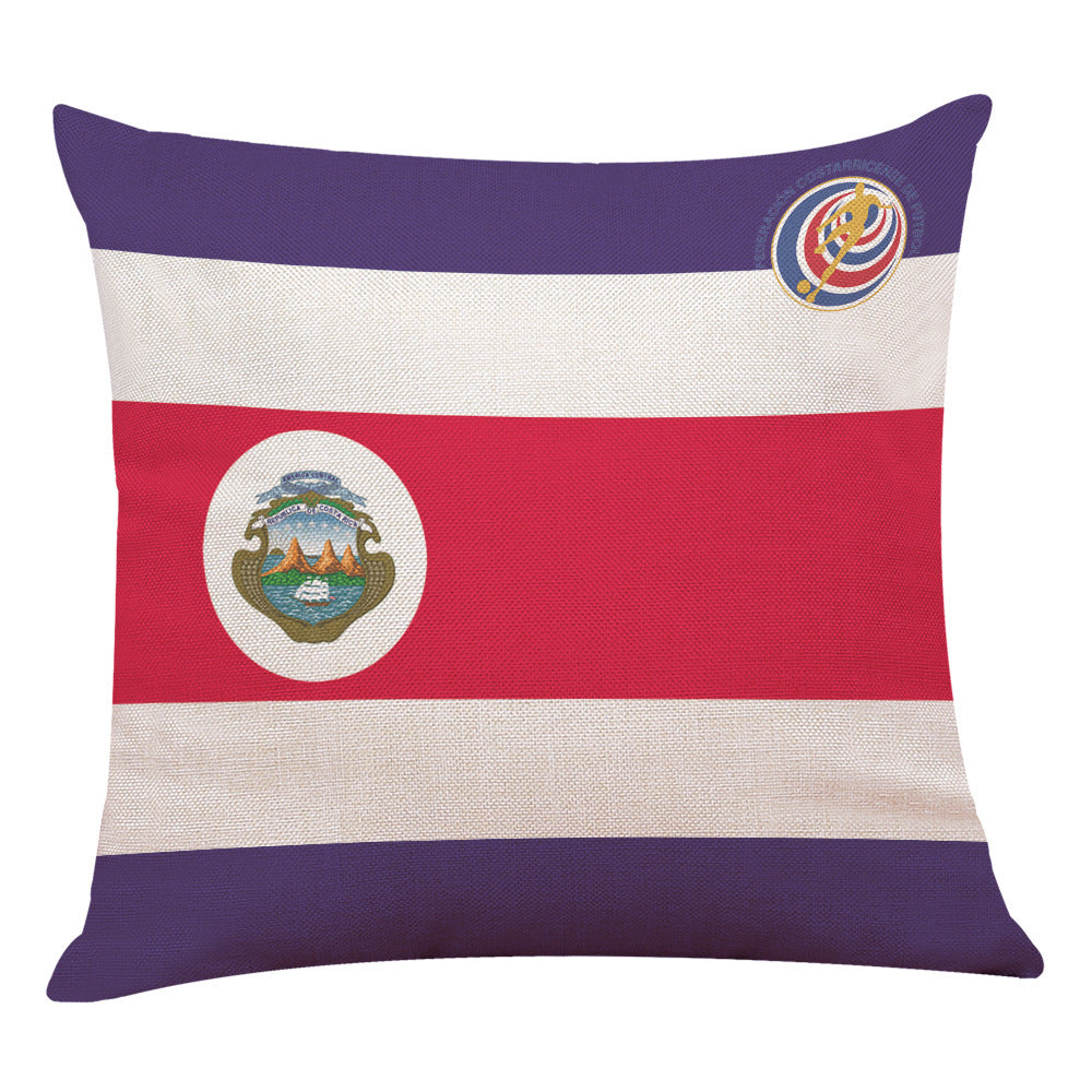 HKM-223251 Cotton Linen Fashion Pillowcase 45x45CM with Various Country Designs for Elegant Home Decor