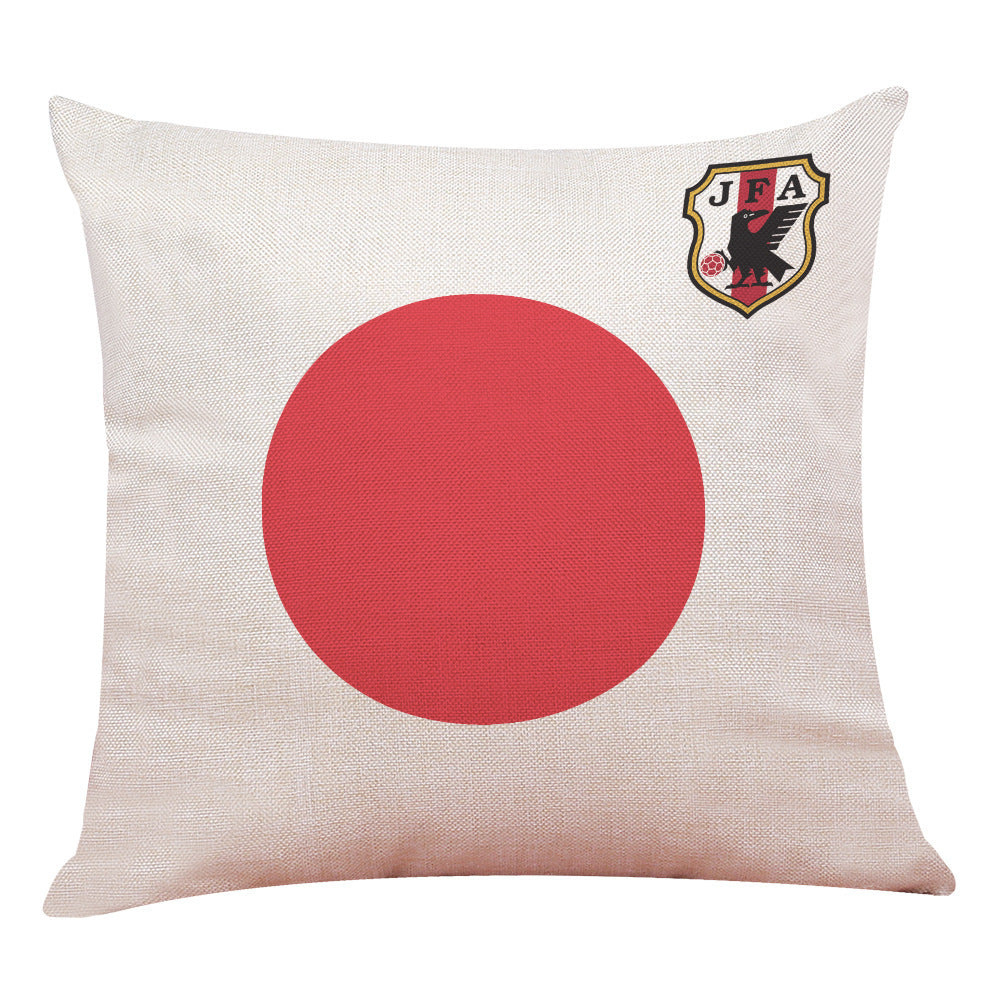 HKM-223251 Cotton Linen Fashion Pillowcase 45x45CM with Various Country Designs for Elegant Home Decor