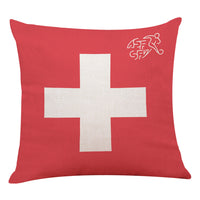 HKM-223251 Cotton Linen Fashion Pillowcase 45x45CM with Various Country Designs for Elegant Home Decor