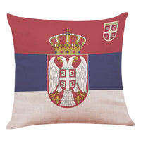 HKM-223251 Cotton Linen Fashion Pillowcase 45x45CM with Various Country Designs for Elegant Home Decor