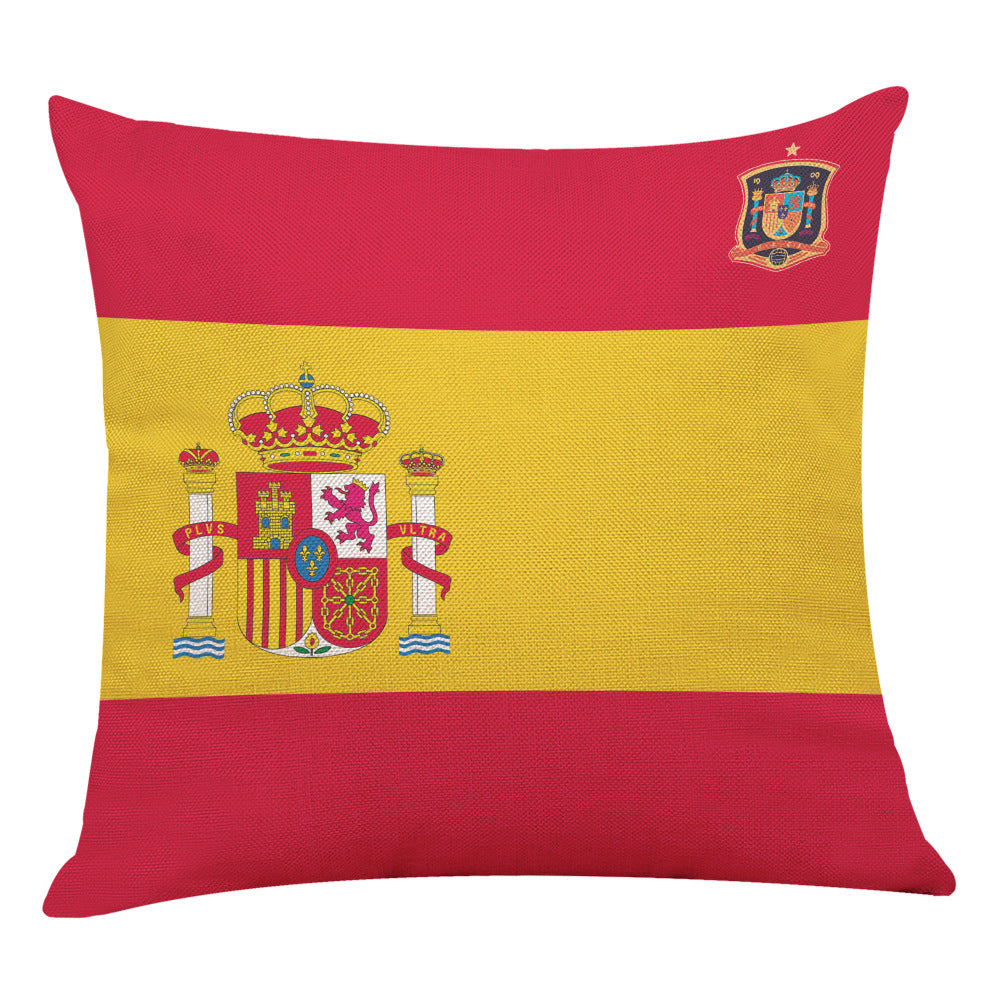 HKM-223251 Cotton Linen Fashion Pillowcase 45x45CM with Various Country Designs for Elegant Home Decor