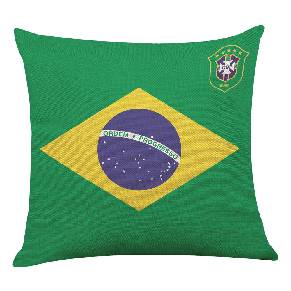 HKM-223251 Cotton Linen Fashion Pillowcase 45x45CM with Various Country Designs for Elegant Home Decor