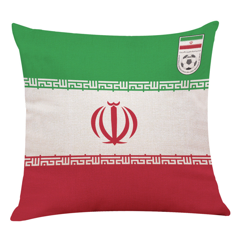 HKM-223251 Cotton Linen Fashion Pillowcase 45x45CM with Various Country Designs for Elegant Home Decor