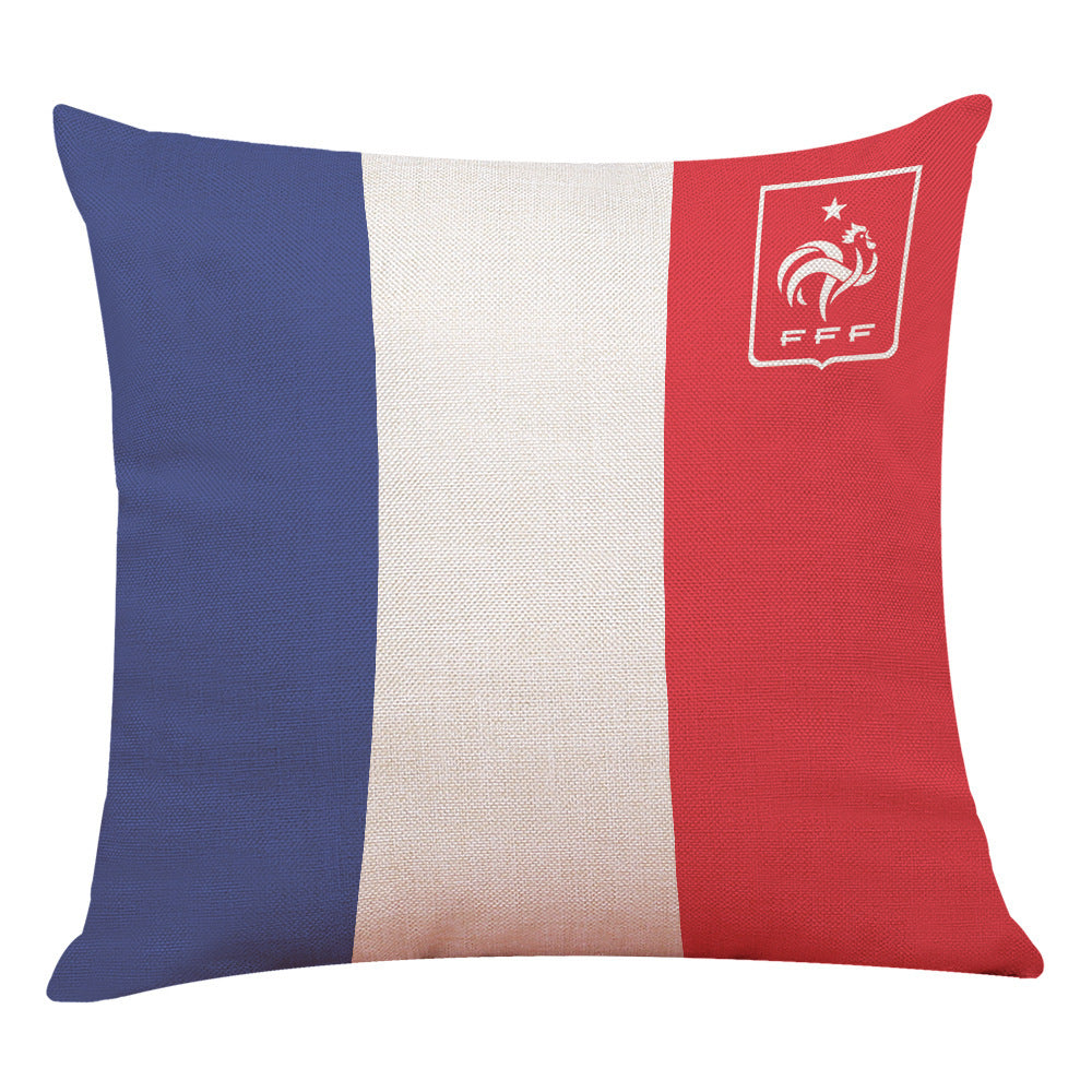 HKM-223251 Cotton Linen Fashion Pillowcase 45x45CM with Various Country Designs for Elegant Home Decor