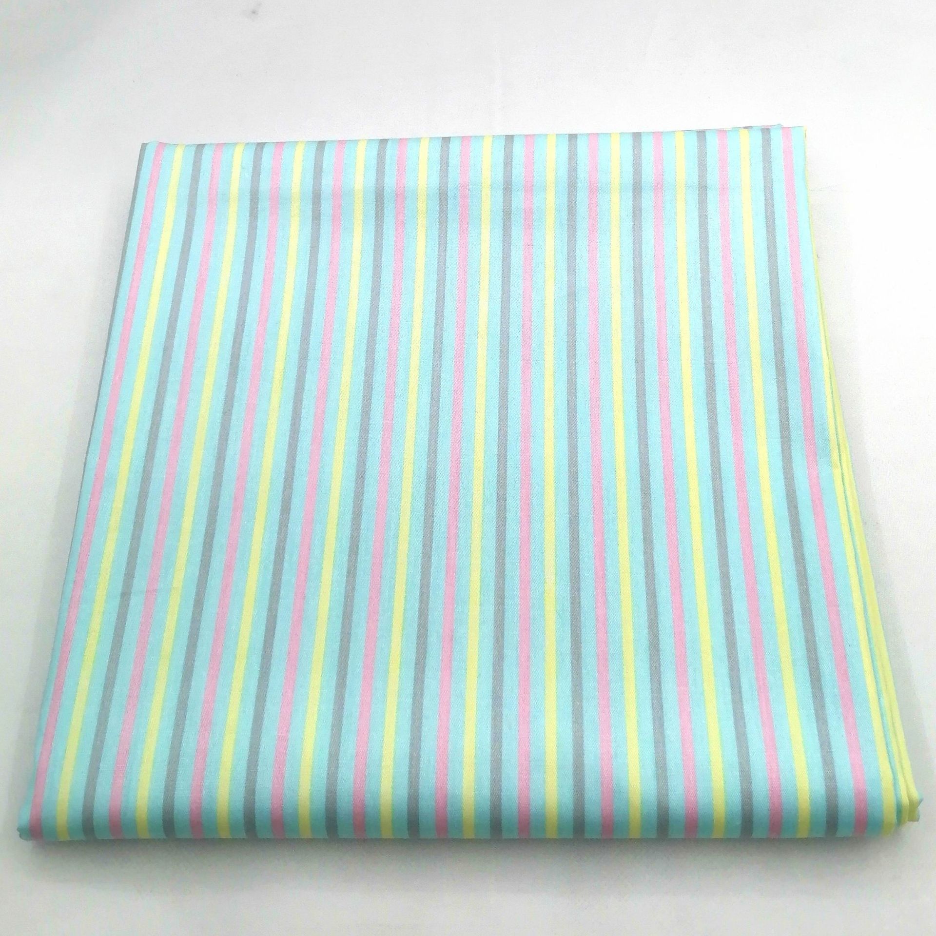 HKM-223251 Cotton Twill Fabric with Botanical Print - Patchwork Plaid, Polka Dot, and Stripes - 160cm Wide