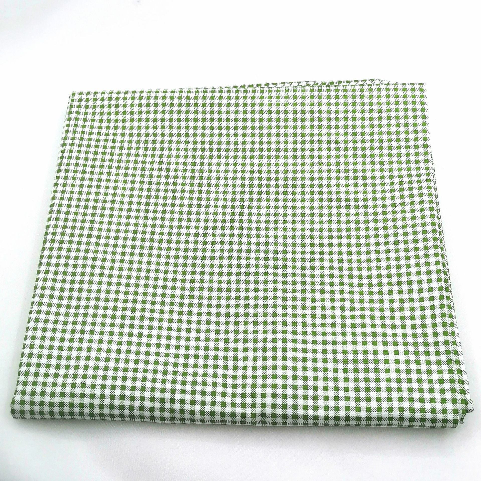 HKM-223251 Cotton Twill Fabric with Botanical Print - Patchwork Plaid, Polka Dot, and Stripes - 160cm Wide
