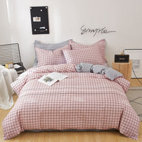 HKM-223379 Cotton Twill Three or Four-Piece Bedding Set with Plant Flower Pattern