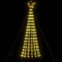 HKM-223379 Warm White LED Christmas Tree with 275 Lights - 180 cm Compact Design