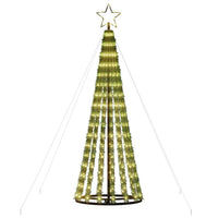 HKM-223379 Warm White LED Christmas Tree with 275 Lights - 180 cm Compact Design
