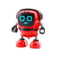 HKM-223379 Wind-Up Dancing Robot Spinning Top Toy - Educational Three-in-One Stunt Gyro for Kids 2-13 Years