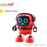 HKM-223379 Wind-Up Dancing Robot Spinning Top Toy - Educational Three-in-One Stunt Gyro for Kids 2-13 Years
