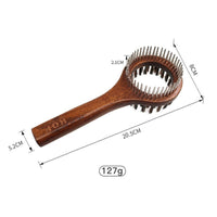 HKM-223507 Solid Wood Pet Comb for Effective Grooming and Hair Removal