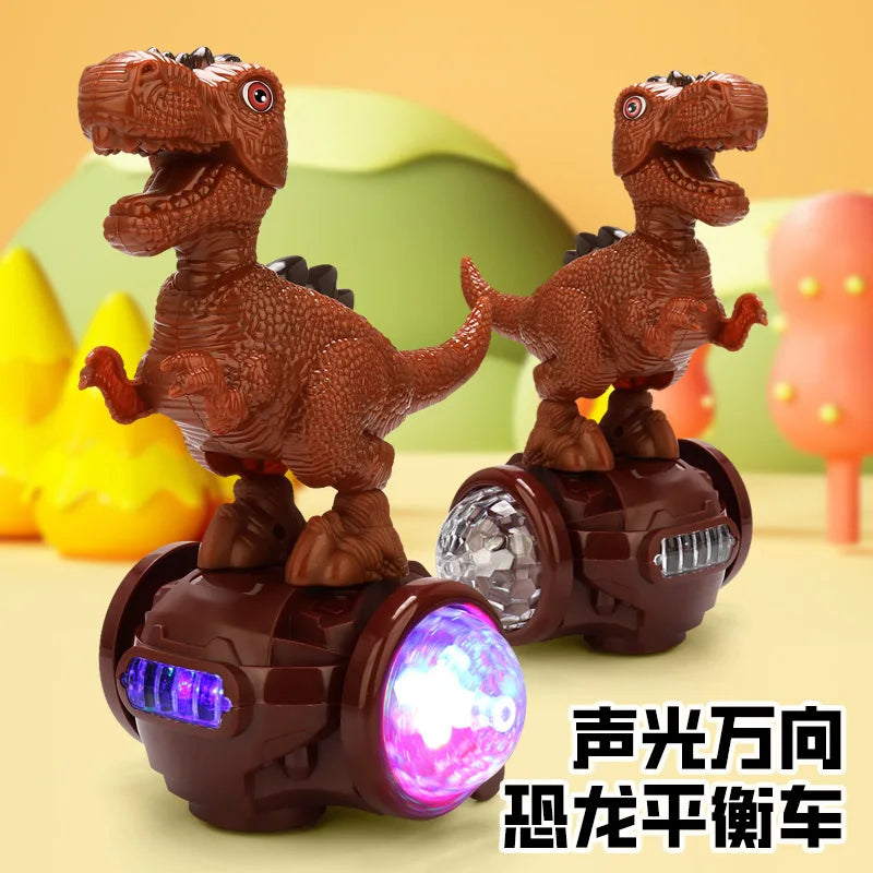 HKM-223571 Automatic Walking Dinosaur Toy with Lights and Sounds for Kids Ages 0 to 14 Years, Battery Operated Plastic Fun