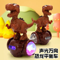 HKM-223571 Automatic Walking Dinosaur Toy with Lights and Sounds for Kids Ages 0 to 14 Years, Battery Operated Plastic Fun