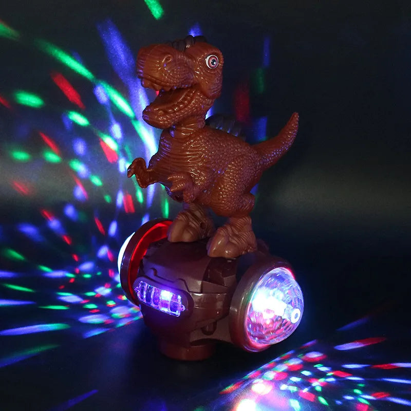 HKM-223571 Automatic Walking Dinosaur Toy with Lights and Sounds for Kids Ages 0 to 14 Years, Battery Operated Plastic Fun