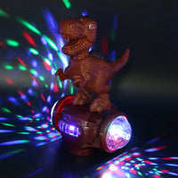 HKM-223571 Automatic Walking Dinosaur Toy with Lights and Sounds for Kids Ages 0 to 14 Years, Battery Operated Plastic Fun