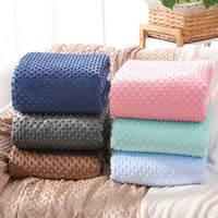HKM-223571 Super Soft Double-Layer Lambswool Blanket, 150x200cm, All-Season Comfort, Multiple Colors