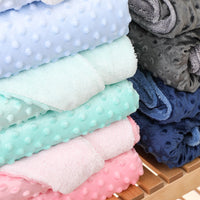 HKM-223571 Super Soft Double-Layer Lambswool Blanket, 150x200cm, All-Season Comfort, Multiple Colors