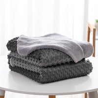 HKM-223571 Super Soft Double-Layer Lambswool Blanket, 150x200cm, All-Season Comfort, Multiple Colors