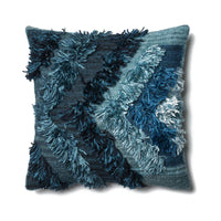 HKM-223699 Hand-Woven Striped Wool Pillowcase with PP Cotton Filling, 45x45CM