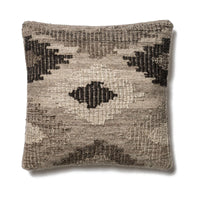 HKM-223699 Hand-Woven Striped Wool Pillowcase with PP Cotton Filling, 45x45CM
