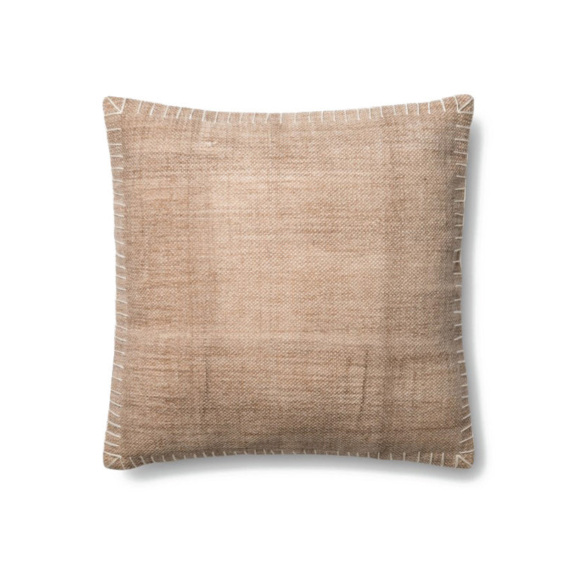 HKM-223699 Hand-Woven Striped Wool Pillowcase with PP Cotton Filling, 45x45CM