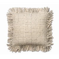 HKM-223699 Hand-Woven Striped Wool Pillowcase with PP Cotton Filling, 45x45CM