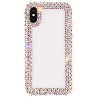 HKM-223827 Transparent Rhinestone Protective Sleeve for Smartphones - Anti-Fall Back Cover Case