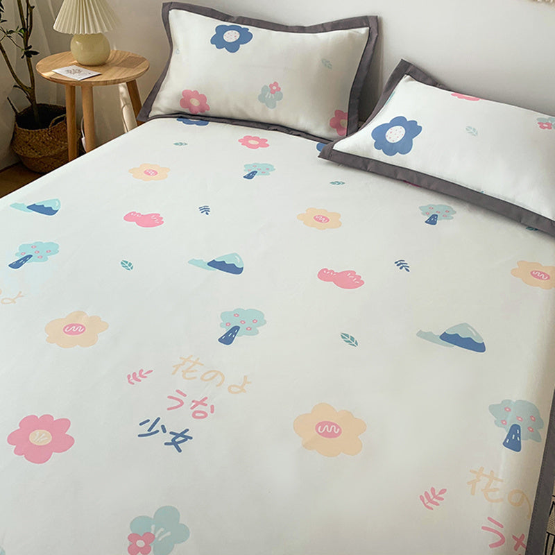 HKM-223891 Soft Ice Silk Washable Folding Bed Mat - Summer Comfort (1.8M, 1.5M, 1.2M)