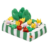 HKM-224019 Interactive Music Garden Pet Dog Toy with Hidden Food Features, Soft Velvet & Polar Fleece Design