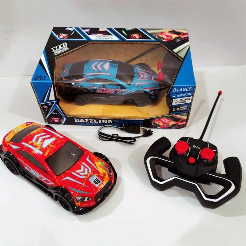 HKM-224147 1/24 Scale Remote Control Stunt Car - High Speed Drift Racing Vehicle for Kids