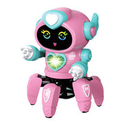 HKM-224275 Interactive Six-Claw Dancing Robot with LED Lights and Music for Kids