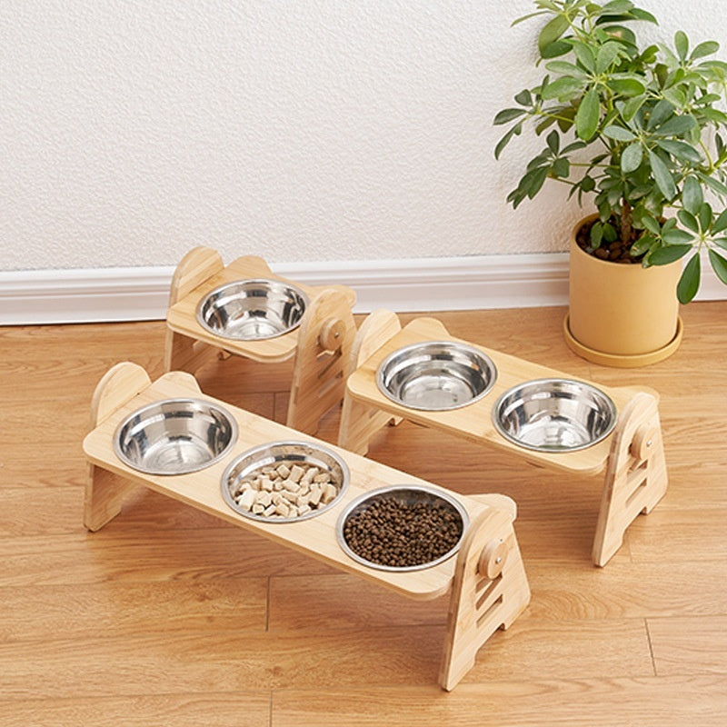 HKM-224339 Oblique Mouth Pet Cervical Spine Protection Cat Dog Drinking Bowl