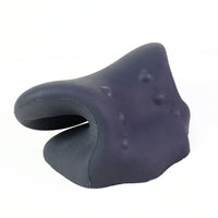 HKM-224403 Cervical Traction Pillow with Heating and Massage Function, Pure Cotton Fabric, Single Use, Available in Blue or Grey