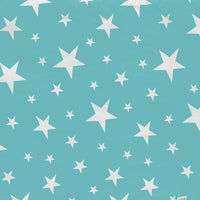 HKM-224403 Waterproof Breathable Cotton Changing Pad with EVA Backing - 60x75cm Black Stars Pattern