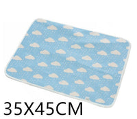 HKM-224403 Waterproof Breathable Cotton Changing Pad with EVA Backing - 60x75cm Black Stars Pattern