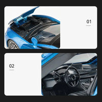 HKM-224531 1:32 I8 Supercar Alloy Diecast Model Car Toy for Ages 5 and Up