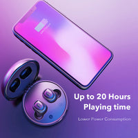 HKM-224787 Wireless Bluetooth TWS X8 Earbuds with Charging Case, 40mAh Battery, High Sensitivity Microphone, 5.0 Version, Compact Design