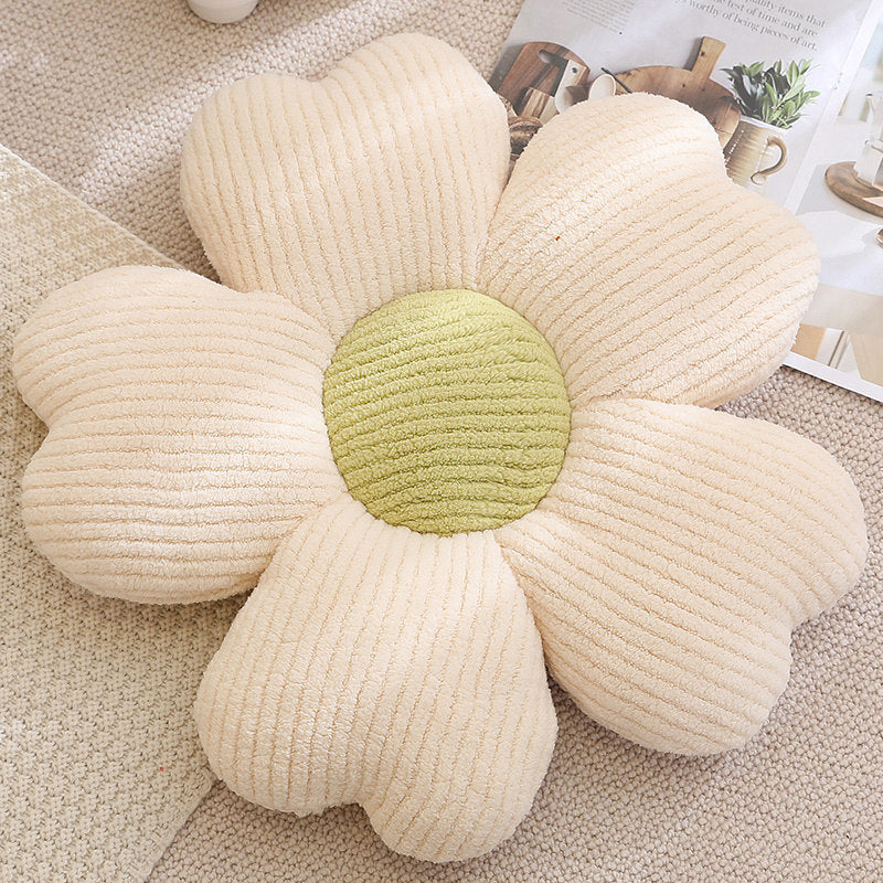 HKM-224851 Soft Petal Plush Dining Chair Cushion for Modern Spaces