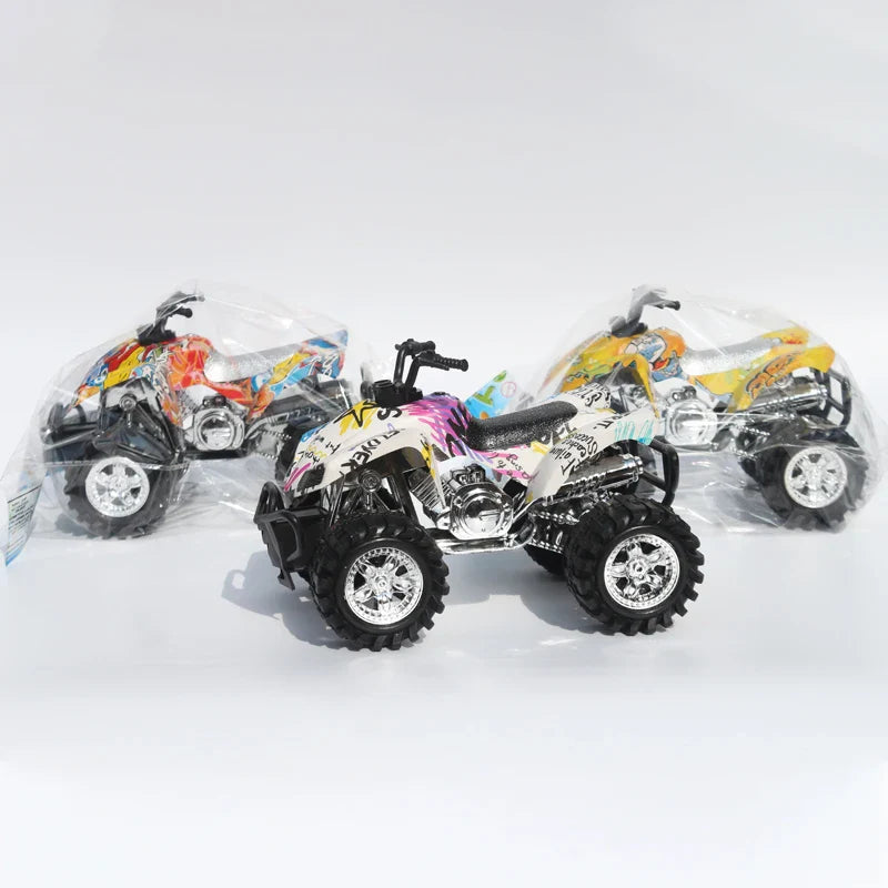 HKM-224979 Friction-Powered Beach Motorcycle Toy with Big Wheels for Kids